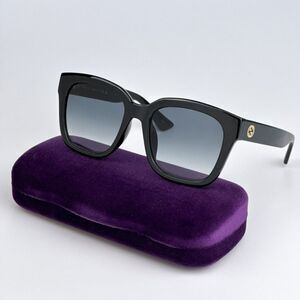 NEW Gucci GG1338SK 003 Black Grey Gradient Square Women Sunglasses GG 1338SK